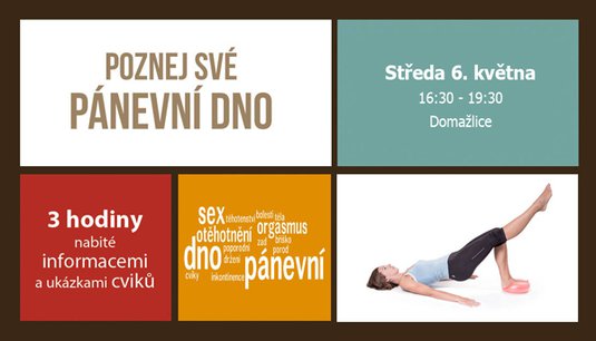 Workshop "Poznej své pánevní dno" v Domažlicích