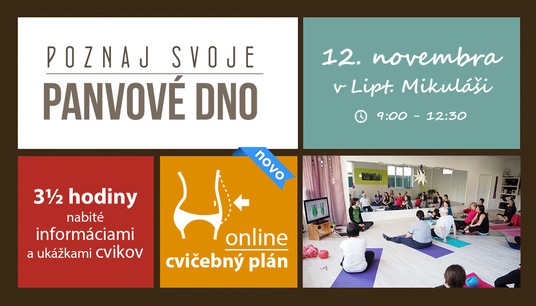 Workshop "Poznaj svoje panvové dno" v Liptovskom Mikuláši