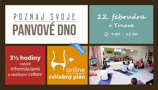 Workshop "Poznaj svoje panvové dno" v Trnave