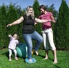 Übungen für Mütter im Garten