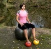 Cvičenie po pôrode na gymnastikballu a overballe