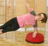 Cvičení pro zpevnění těla na balanční plošině Jumper
